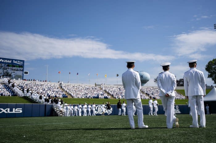 Midshipmen graduate at U.S. Naval Academy