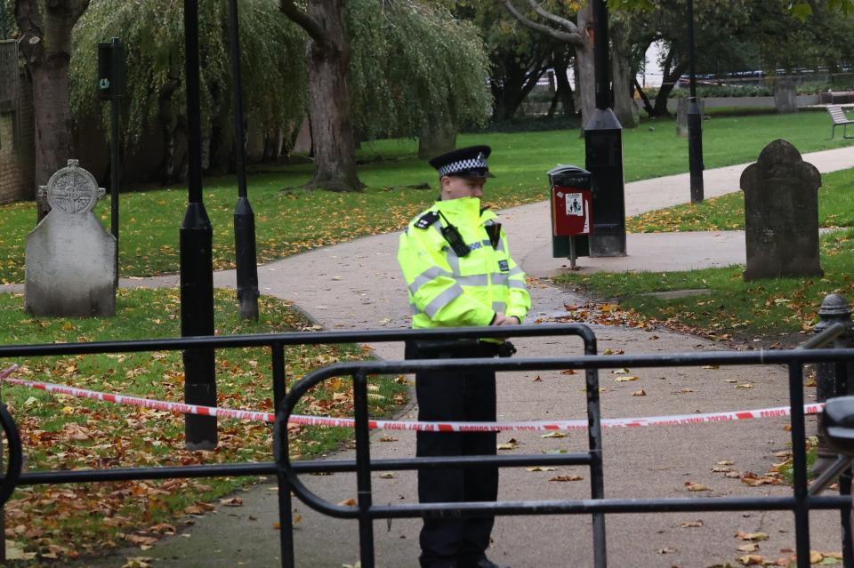 <p>Another crime scene at a nearby burial ground</p>Nigel Howard