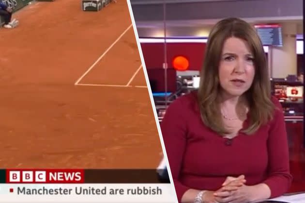 BBC News viewers got a shock during Tuesday's live broadcast (Photo: BBC)