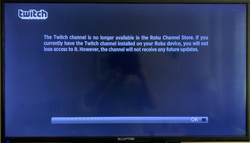 twitch on roku