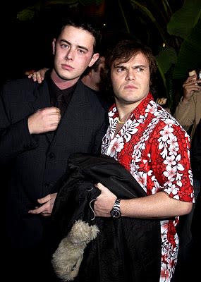 Colin Hanks and Jack Black at the Hollywood premiere of Paramount's Orange County