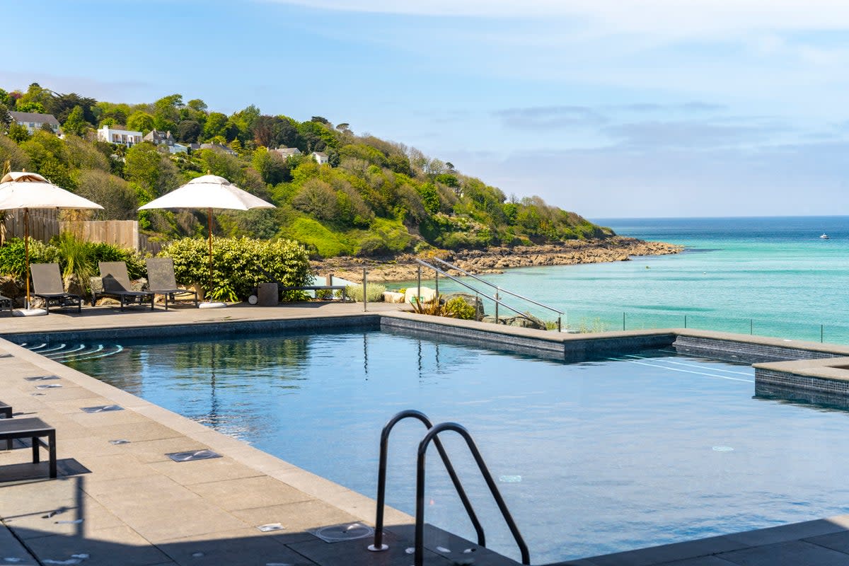 Sit back and relax at the swimming pools in these UK hotels (Carbis Bay)