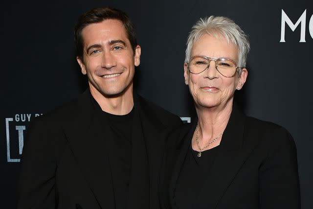 Jon Kopaloff/Getty Images Jake Gyllenhaal and Jamie Lee Curtis at the premiere of 'The Covenant'