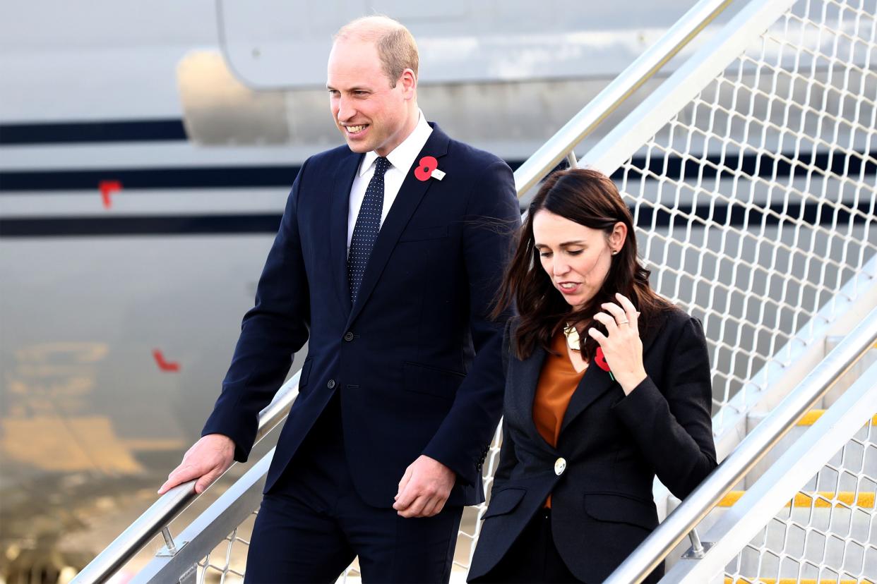 The Duke of Cambridge and New Zealand’s Prime Minister Jacinda Ardern arrive in Christchurch [Photo: Getty]