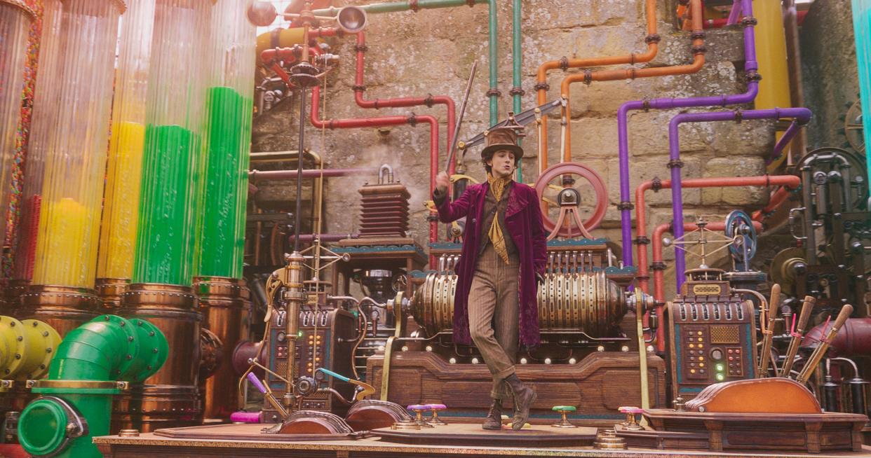 The new film explores how a young Willy Wonka (Timothée Chalamet) came to open his renowned chocolate factory.