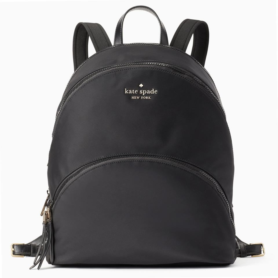 black backpack