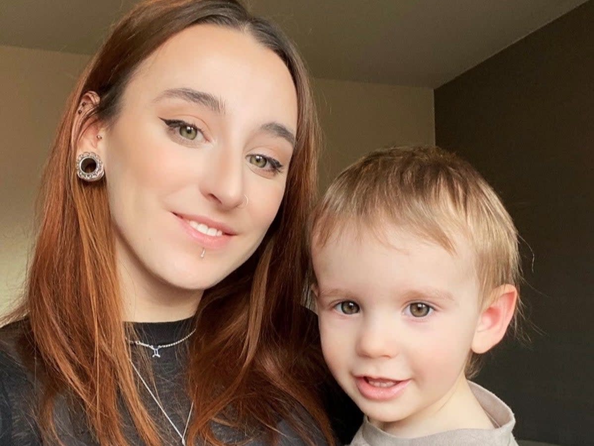 Lauren Cooper said the monthly fees came to a minimum of £1,200 if her son was to be in nursery five days a week, and her wage differed from that by only £100 (Lauren Cooper)