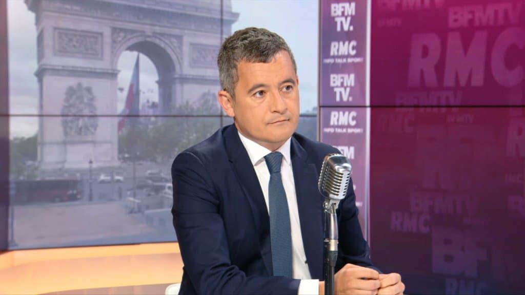 Le ministre de l'Intérieur Gérald Darmanin, le 10 mai 2021 - BFMTV / Capture d'écran