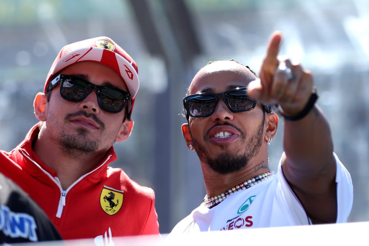 Lewis Hamilton will join up with Charles Leclerc at Ferrari in 2025 (Getty Images)
