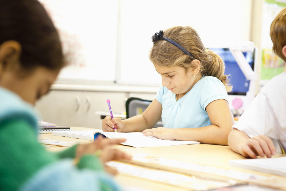 Kids in a classroom