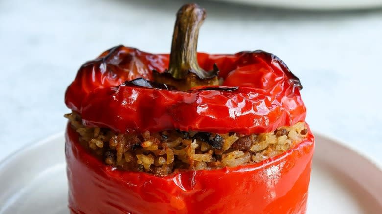 gemista stuffed bell pepper