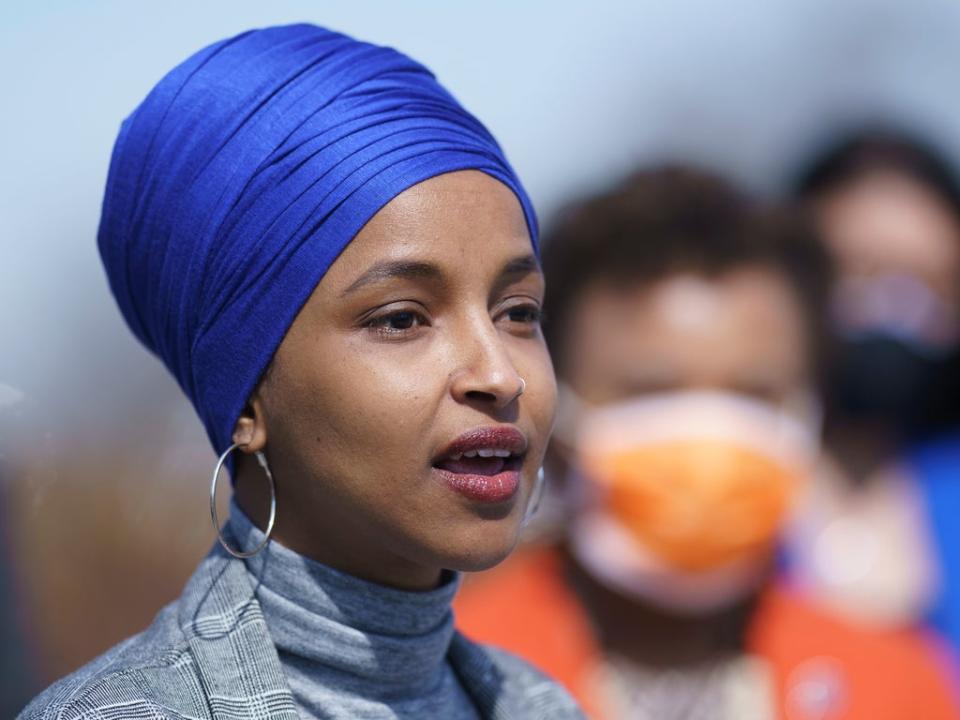 US Congresswoman Ilhan Omar of Minnesota.  (AP)