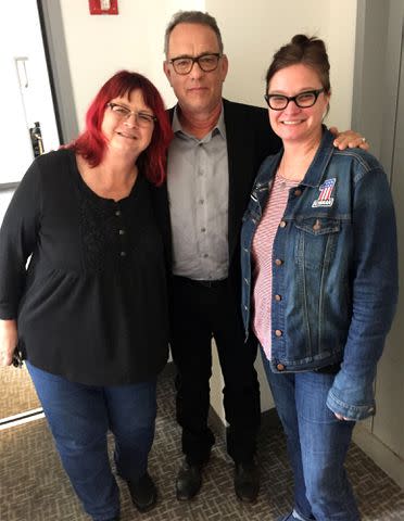 Alexandra Crotin From left: Manoli Wetherell, Tom Hanks and Debbie Daughtry