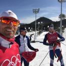 <p>andynewellskier: Suns out, wind is dying down, #teamusa is just getting started (Photo via Instagram/andynewellskier) </p>