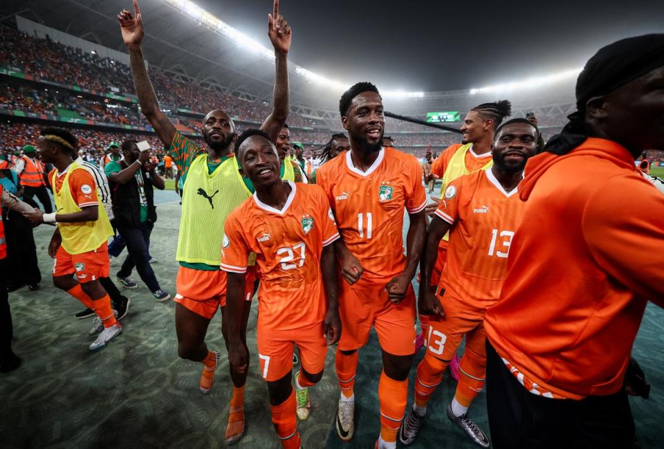 Ivory Coast are in the final on home soil (AFP via Getty Images)