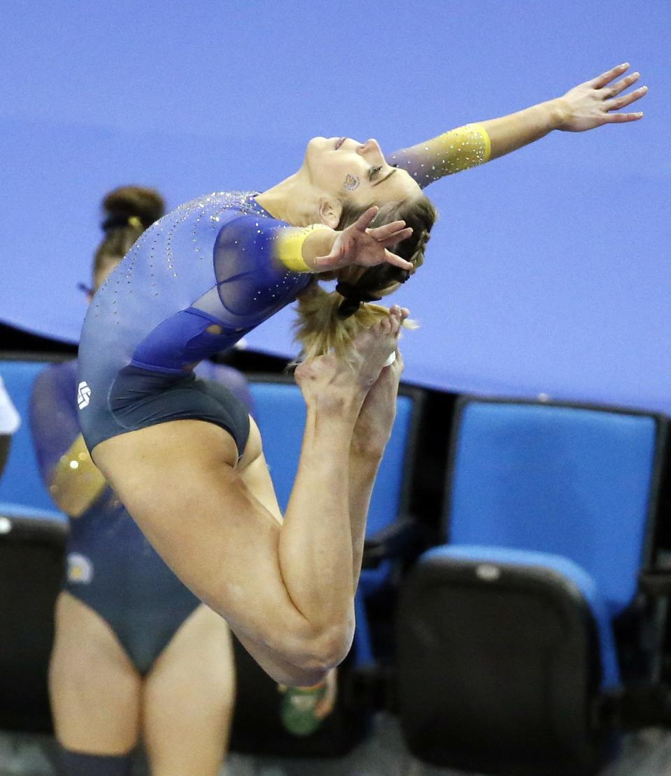 San José State's Mercedez Sanchez was a former UCLA gymnastics team member.