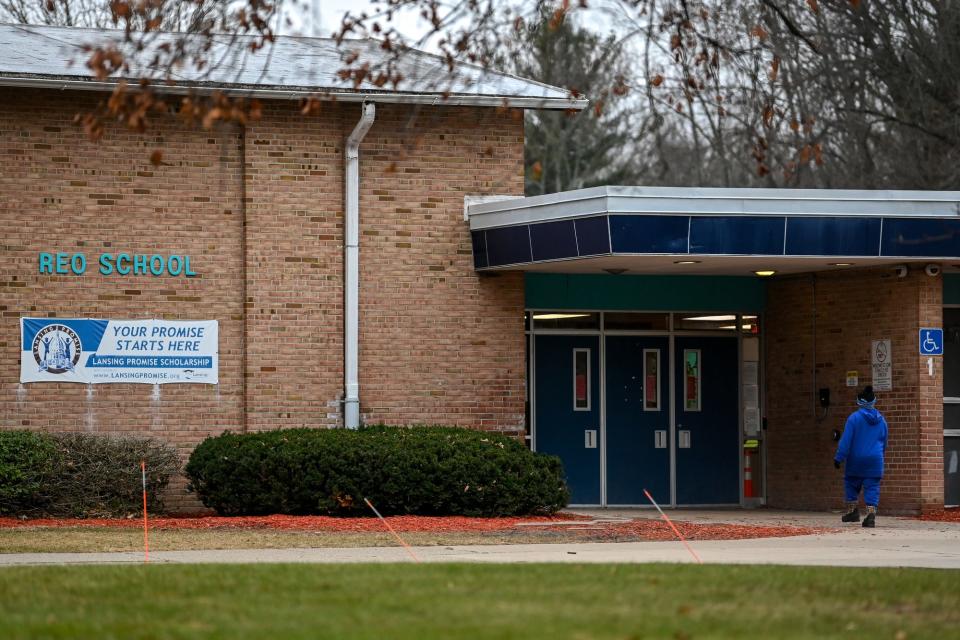 Reo Elementary school on Friday, Dec. 16, 2022, in Lansing.