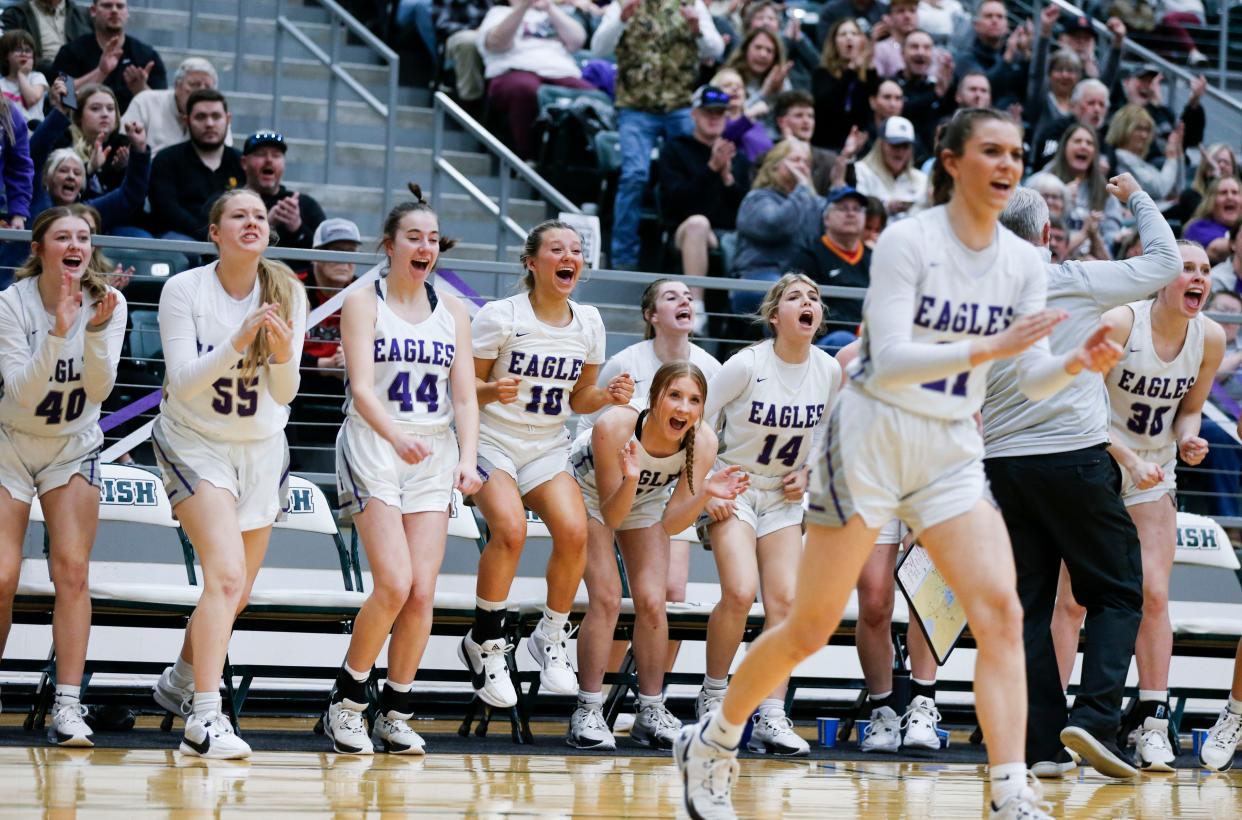 The Fair Grove Lady Eagles took on Strafford in the Class 3 District 11 championship at Springfield Catholic on Friday, Feb. 23, 2024.