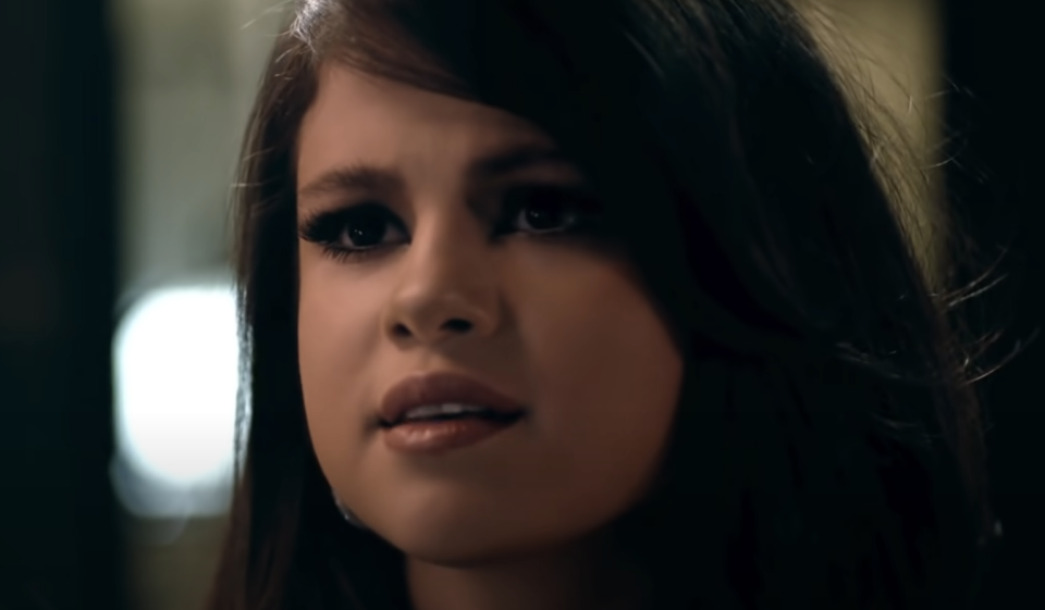 closeup of Selena Gomez