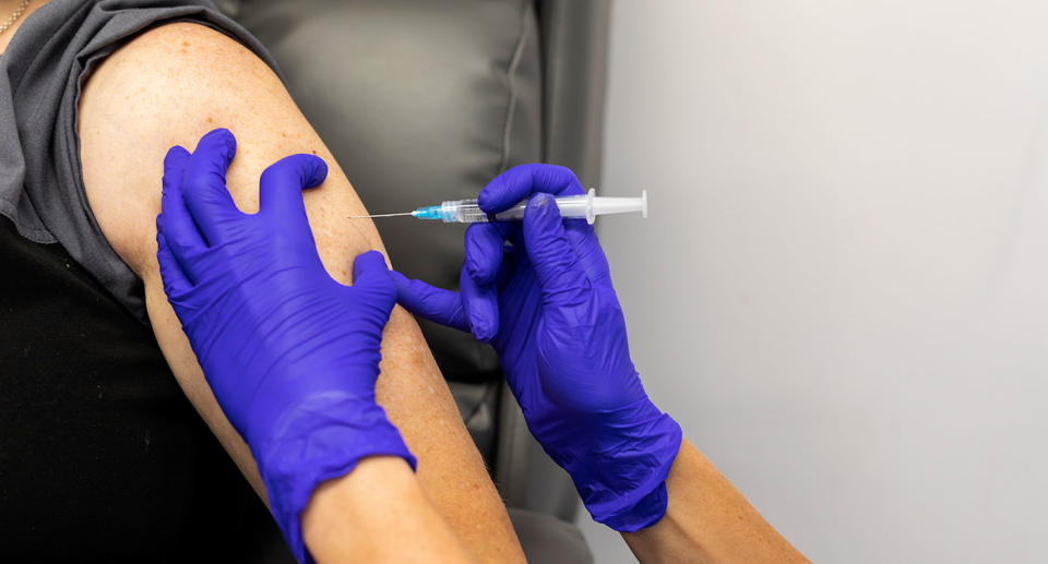 Some Australians are recommended to get a fifth Covid-19 vaccine. Source: Getty Images, file