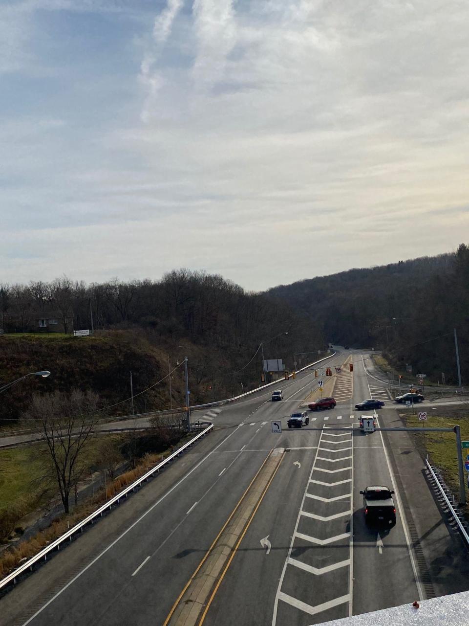 Route 51 southbound in Chippewa Township.