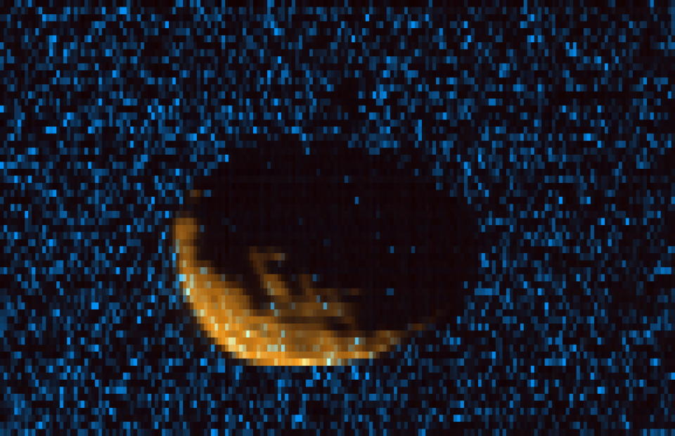 Ultraviolet Image of Mars' Moon Phobos