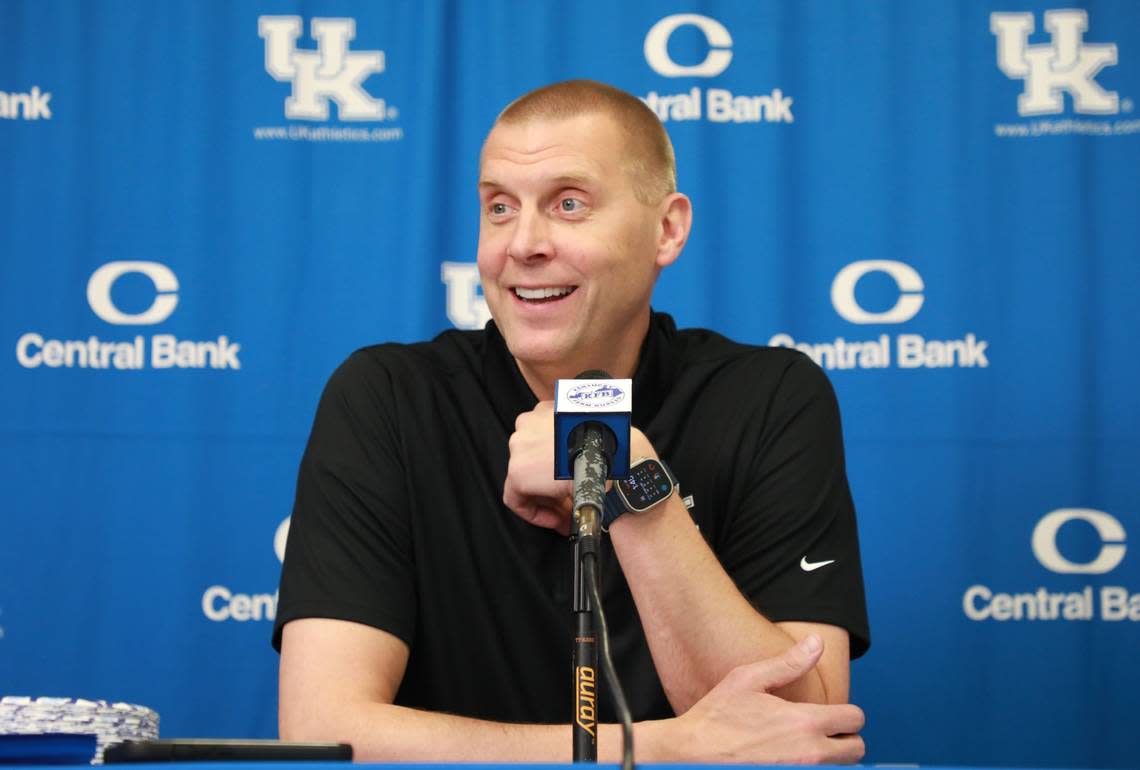 UK men’s basketball coach Mark Pope is entering his first season in charge of the Wildcats after spending the past five years at BYU.