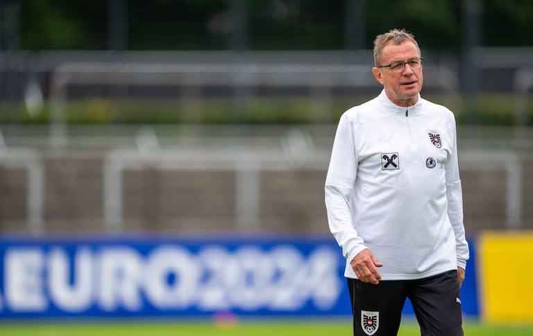 Ralf Rangnick, entrenador de la selección de Austria