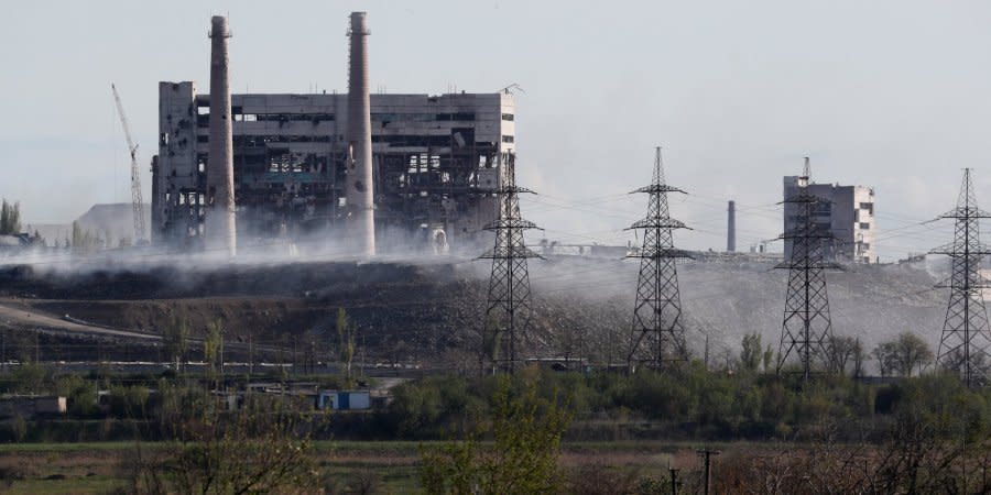 AzovStal steel factory in Mariupol