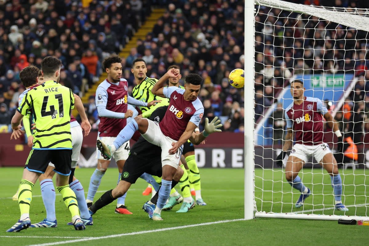 Villa had to make more than one save to keep a clean sheet (Getty Images)