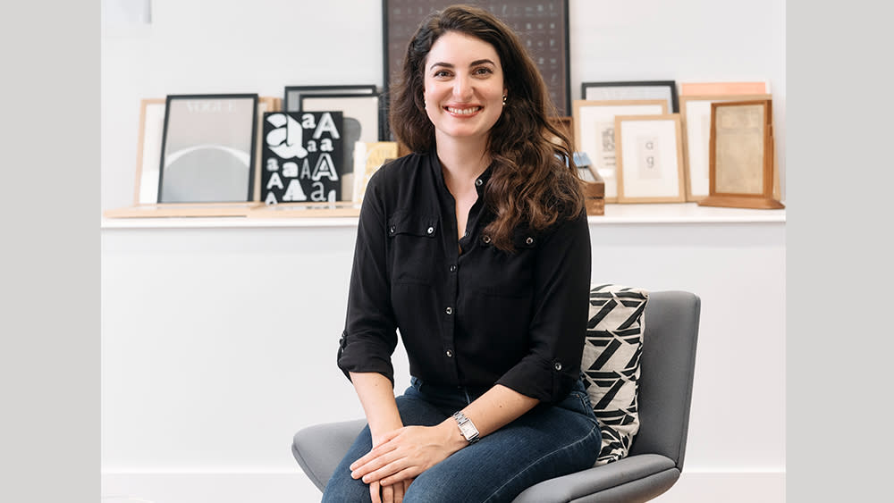  Monotype Foundry Program headshot of Mary Catherine Pflug. 