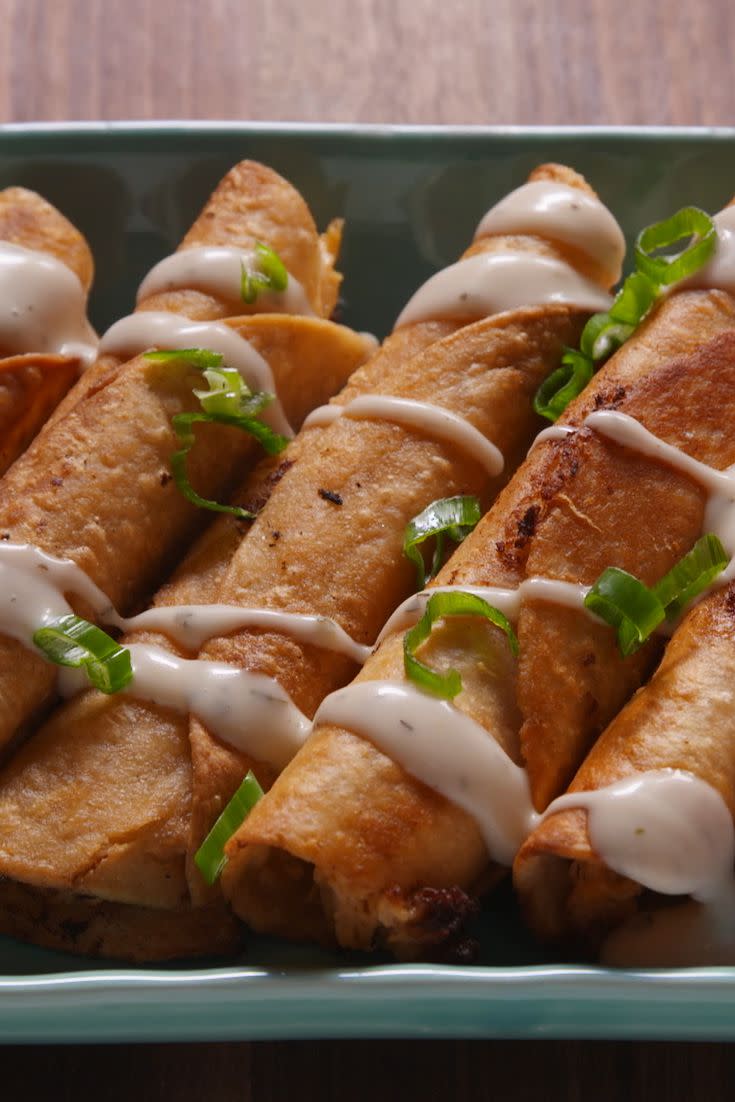 Buffalo Chicken Taquitos