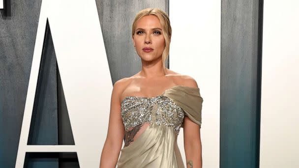 PHOTO: In this Feb. 9, 2020, file photo, Scarlett Johansson attends the 2020 Vanity Fair Oscar Party in Beverly Hills, Calif. (Jon Kopaloff/WireImage via Getty Images, FILE)