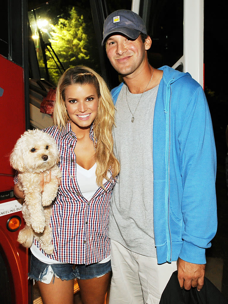 Jessica Simpson and Tony Romo