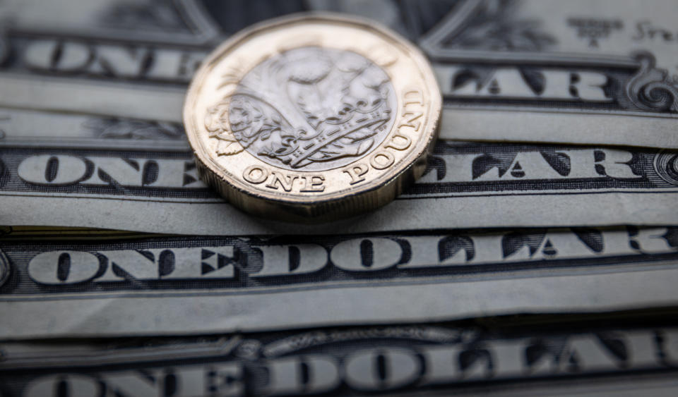 The pound slid further on Wednesday. Photo: Matt Cardy/Getty