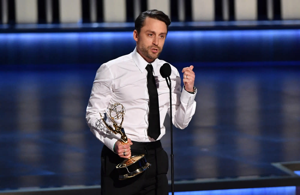 Kieran Culkin at the Emmy Awards credit:Bang Showbiz