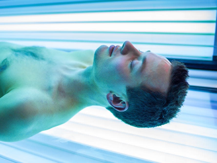 tanning bed