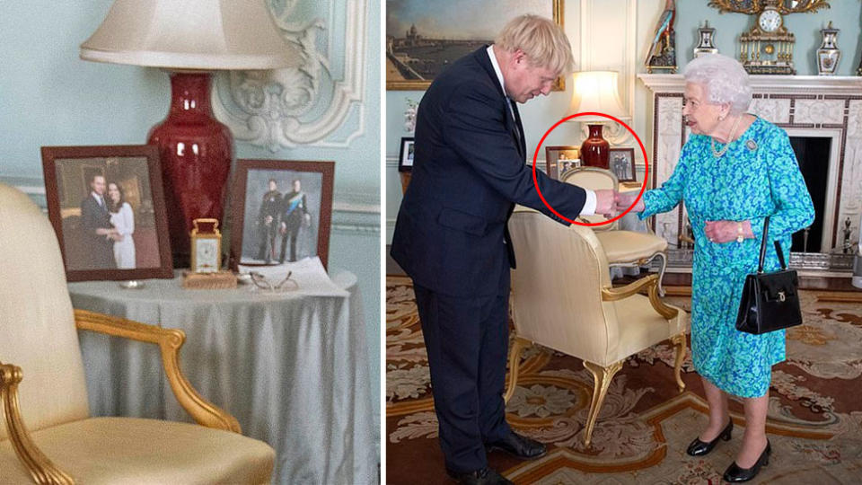 The queen meets Boris johnson
