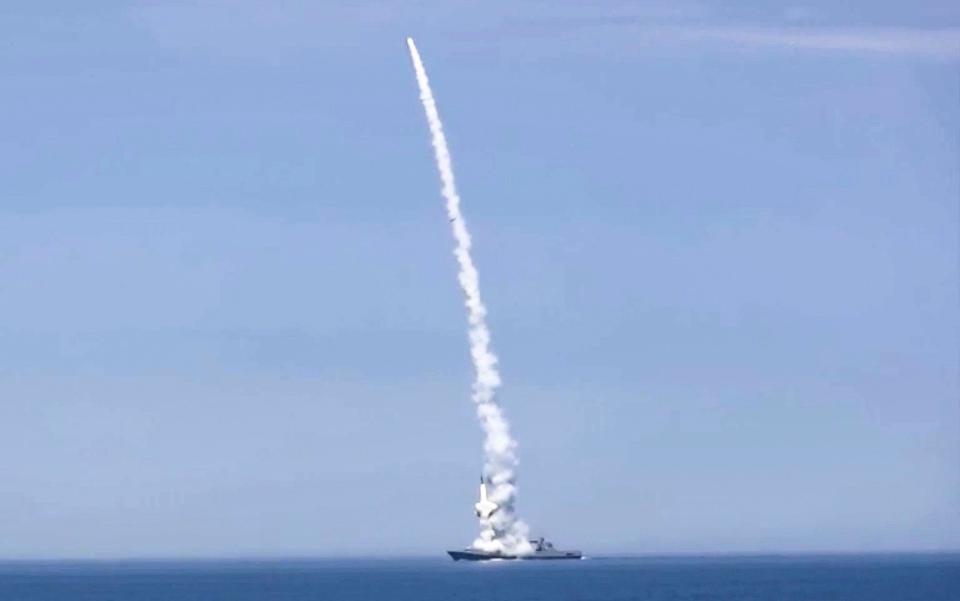 A Russian warship launches a missile at a target in Ukraine. Will it work? Maybe not