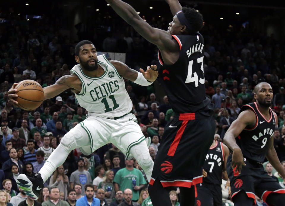 We’re still seeing new highs for Kyrie Irving. (AP Photo)