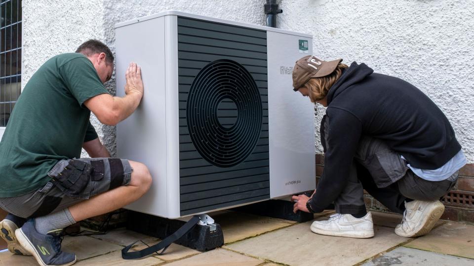 Heat pump installation