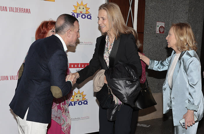 La infanta Elena en el concierto de Juan Valderrama en Madrid