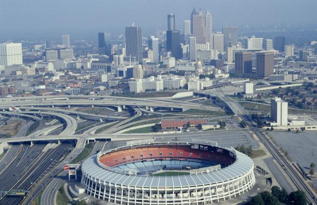  Atlanta Fulton County Stadium Construction