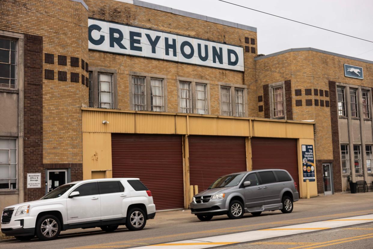 A pair of new construction permits have been filed for the Dixie Greyhound project at 525 N. Main St. The permits are for a pair of buildings on the campus, including a 15,490-square-foot 25-unit building and a 2,878-square-foot commercial space.