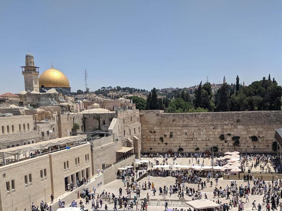 The Western Wall, Dome of the Rock, Temple Mount (Jerusalem, Israel)