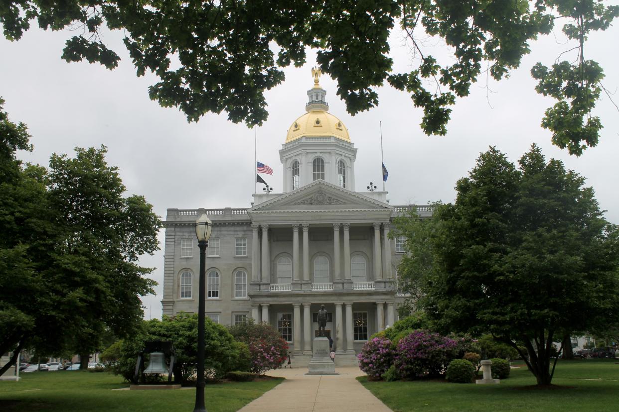 The New Hampshire Statehouse in Concord.