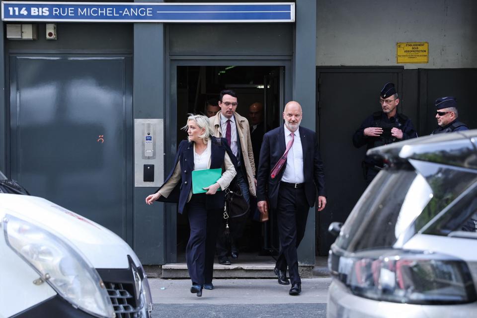 Marine Le Pen came second in Sunday’s vote with 23.15 per cent (AFP via Getty Images)