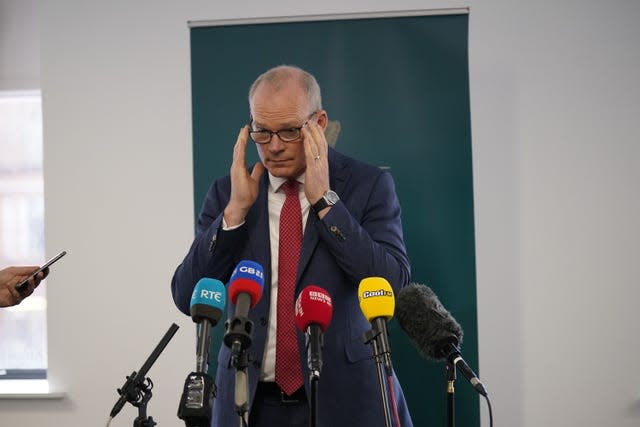 Foreign Affairs minister Simon Coveney in Belfast