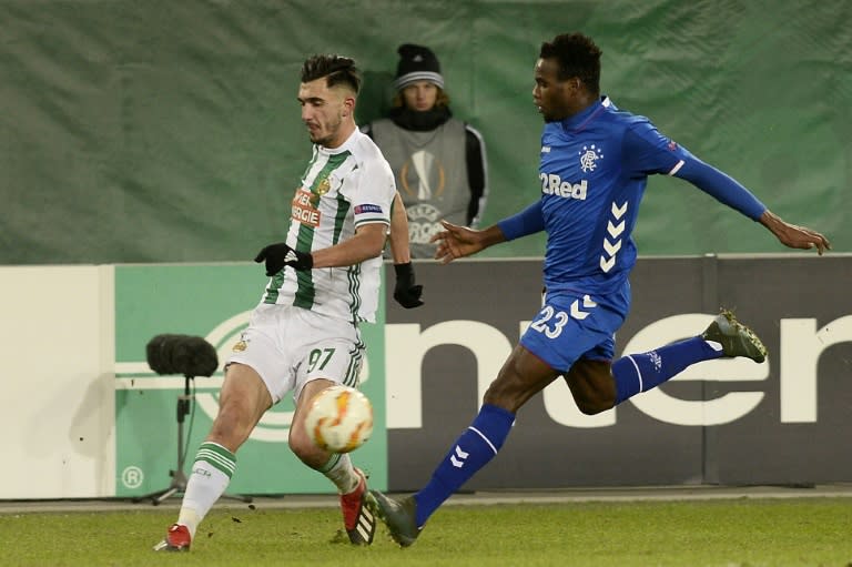 Rangers were knocked out of the Europa League after losing 1-0 at Rapid Vienna