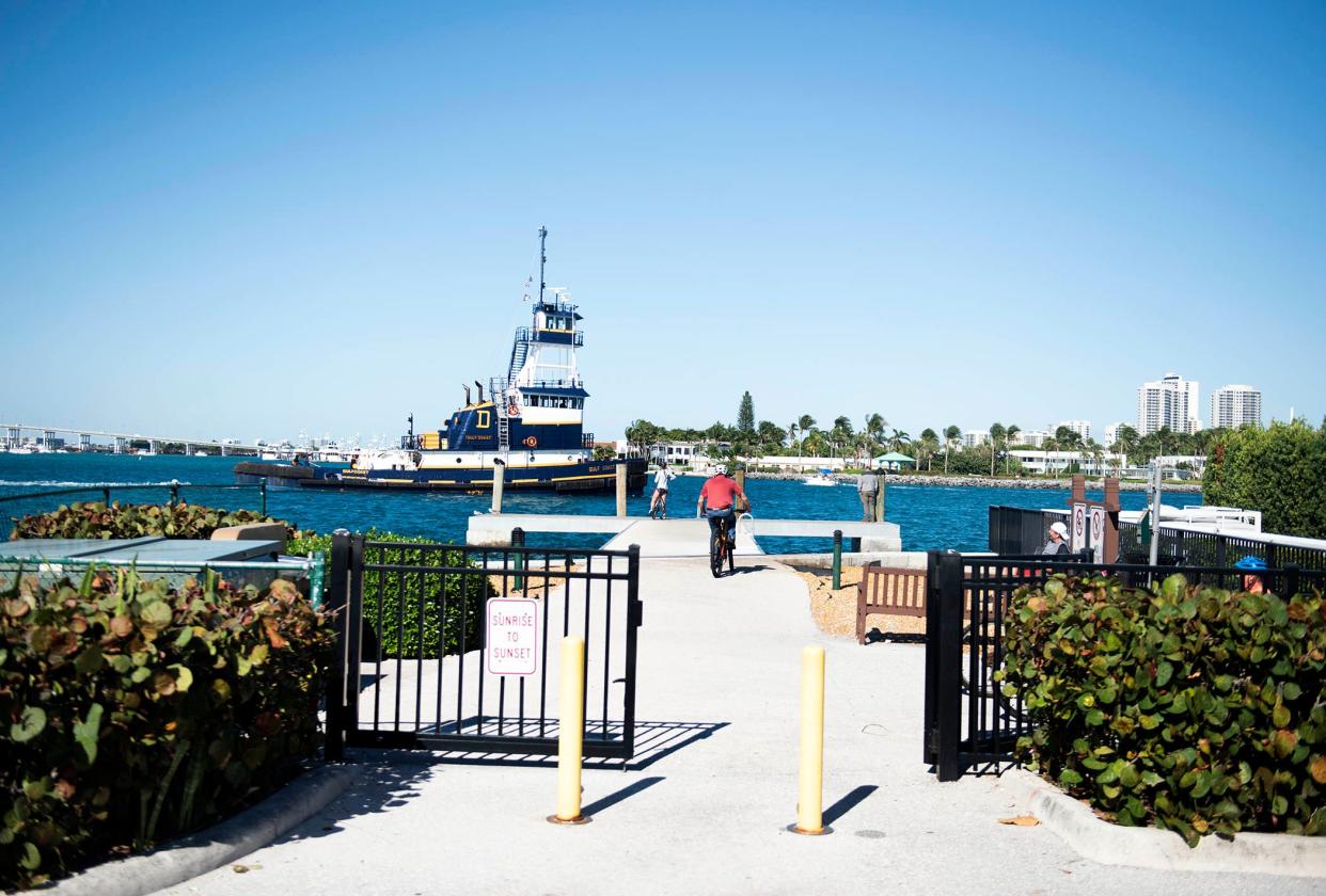 Construction for the North End Dock, known by locals as Annie's Dock, will include resurfacing the lot's concrete and gravel surfaces, replacing bushes along the fence line, and the erection of a retaining wall on the coastline between the dock and 1616 N. Ocean Blvd.